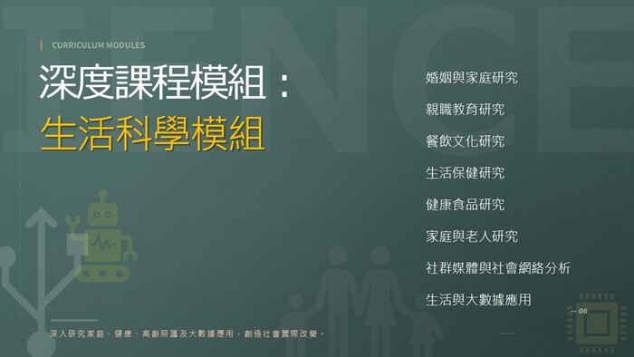 生活應用科學碩士班招生簡介圖片