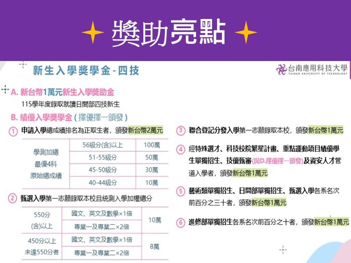 115學年度  四技招生簡報圖片